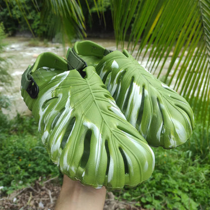 Monstera Slippers